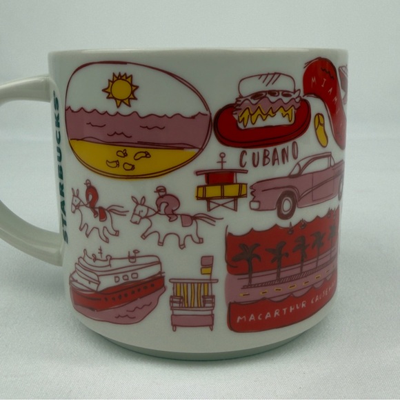 Starbucks Been There Series Miami Mug 14 oz Across the Globe Collection 2023 - Picture 3 of 7